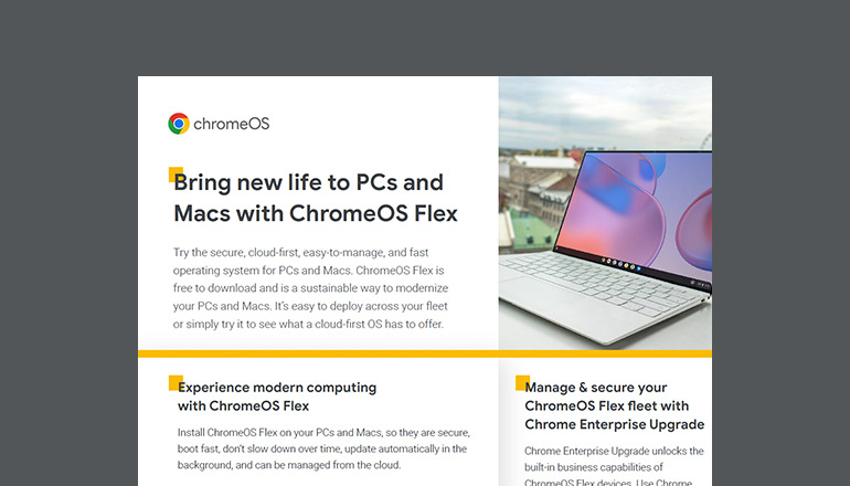 Article Bring new life to PCs and Macs with ChromeOS Flex Image