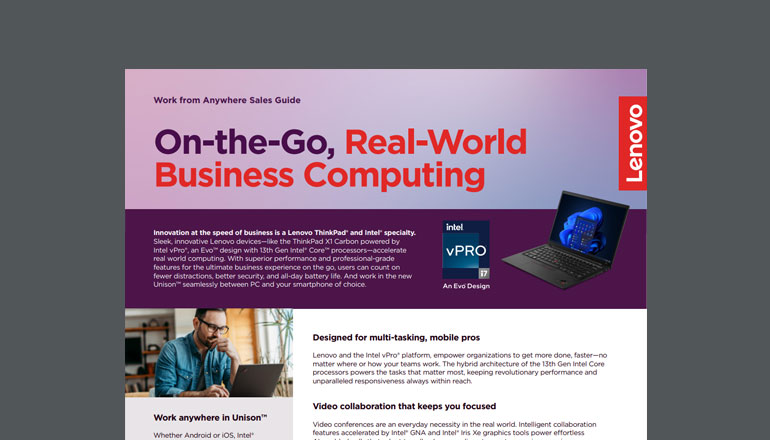 Article On-the-Go, Real-World Business Computing  Image