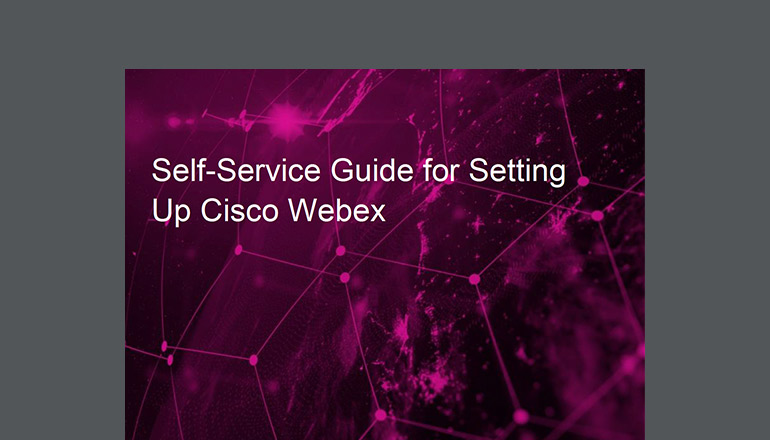Article Self-Service Guide for Setting Up Cisco Webex Image